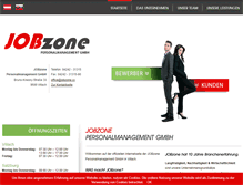 Tablet Screenshot of jobzone.cc