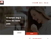 Tablet Screenshot of jobzone.no